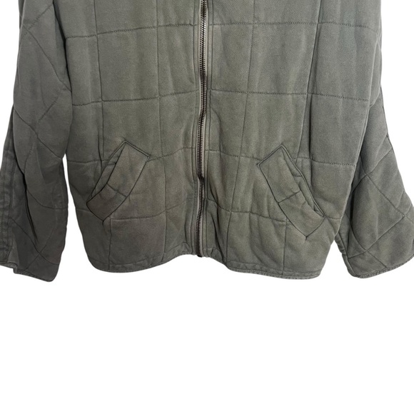 Free People Light Green Dolman Quilted Knit Jacket Small - Picture 4 of 16